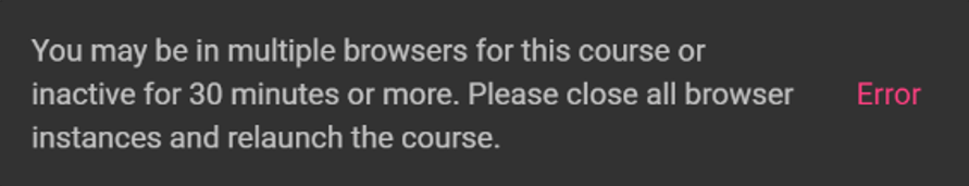 CPEdge server error message
